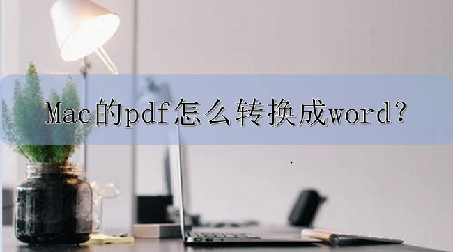 Mac的pdf怎么转换成word？